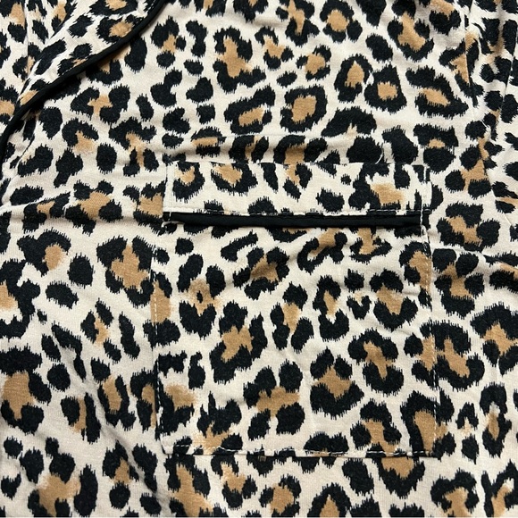 Kate Spade Pajama Top Button Down Leopard - Picture 4 of 7